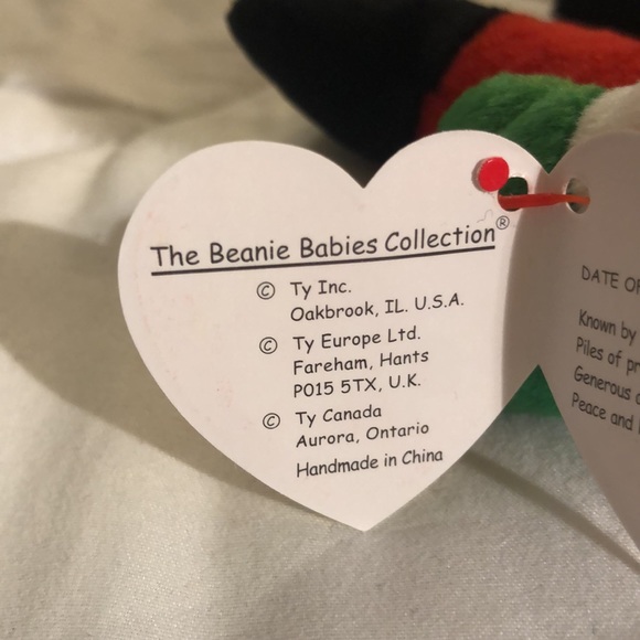 “Santa” TY Beanie Baby, Red Santa, Vintage Collectible, #4 out of 4 - Picture 8 of 13